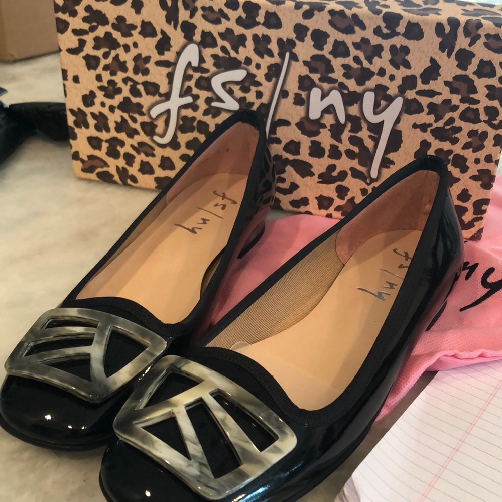 French Sole NY - Talisman Black Patent Size 7 - Picture 3 of 4